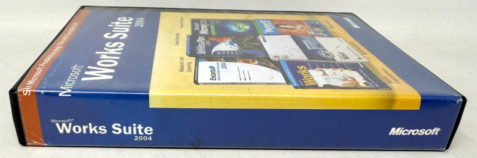 2004 Microsoft Works Suite (Street & Trips, Word) Windows PC 5 CD-ROM Software