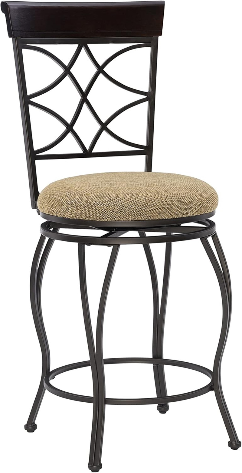Curves Swivel Counter Bar Stool 24"