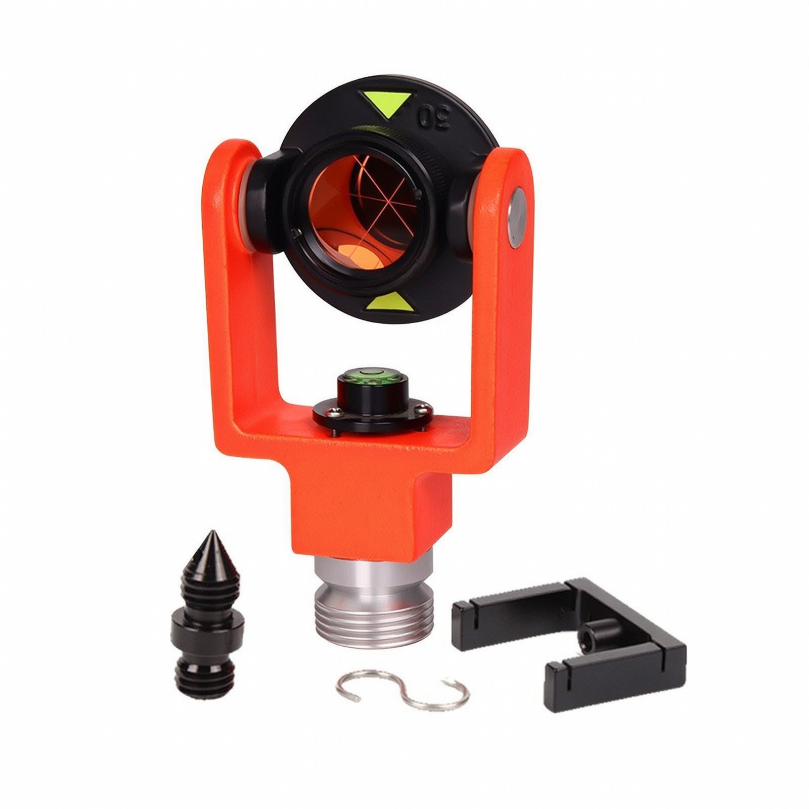 Mini Optical Reflector with Bubble Level Precision for Construction Sites