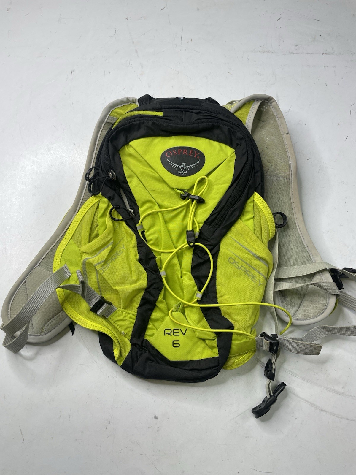 Osprey Rev 6 Running Hydration Backpack Flash Outdoor Hiking No Bladder Sz S/M
