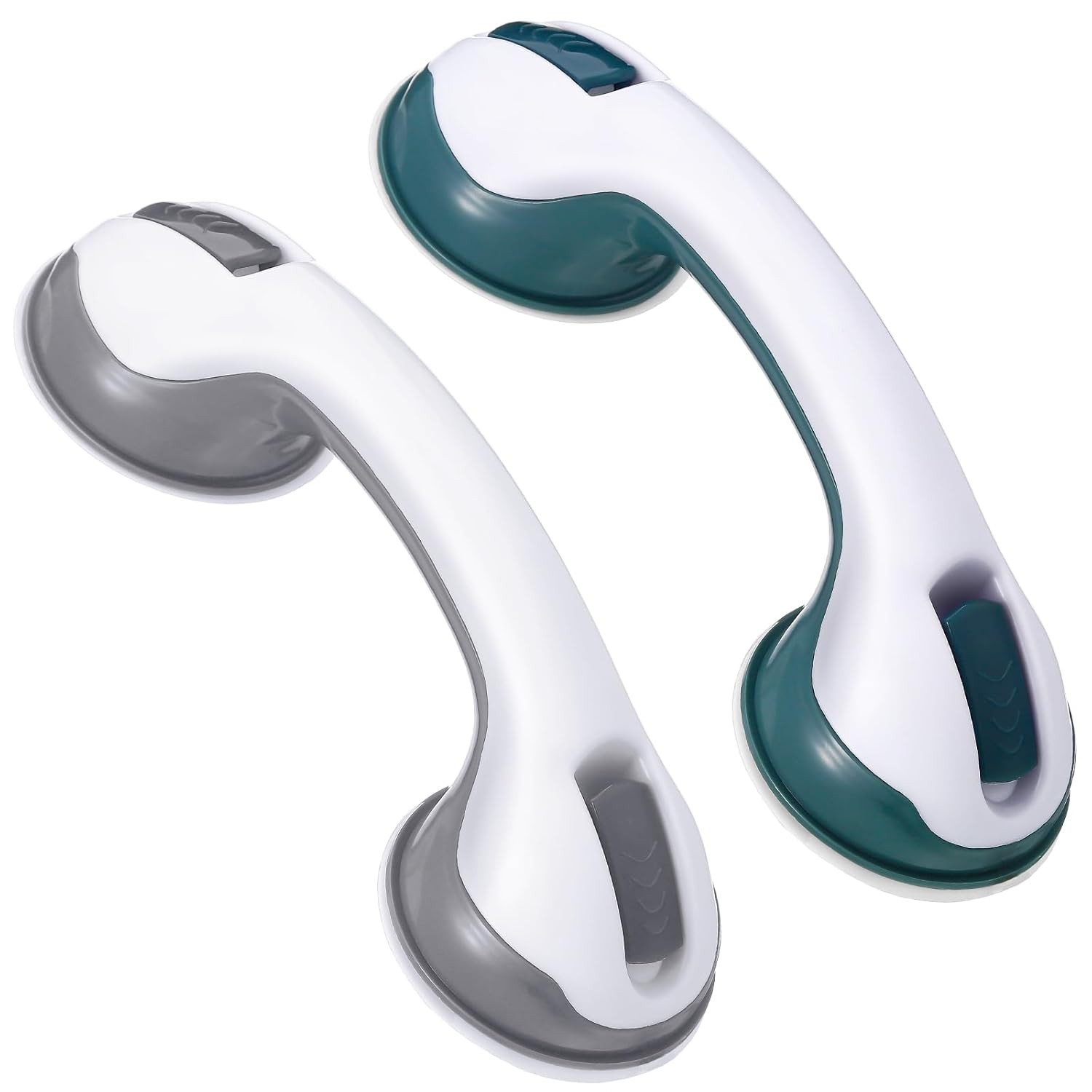 2 Pack Suction Handle for Quilting Rulers,Green, Gray