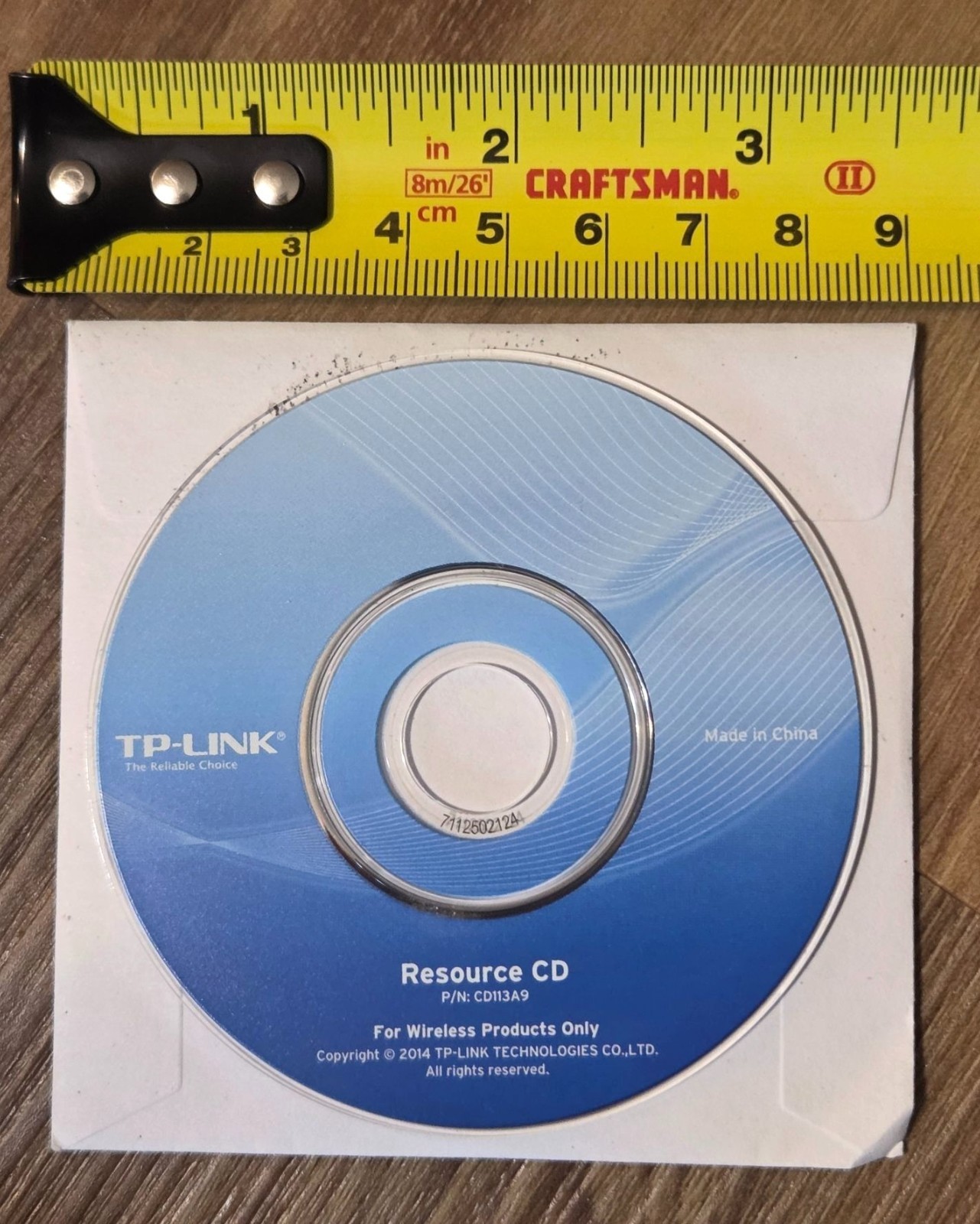 TP-Link Resource CD for Wireless N Adapter 2014 PN: CD113A9 W/Purchasing Guide