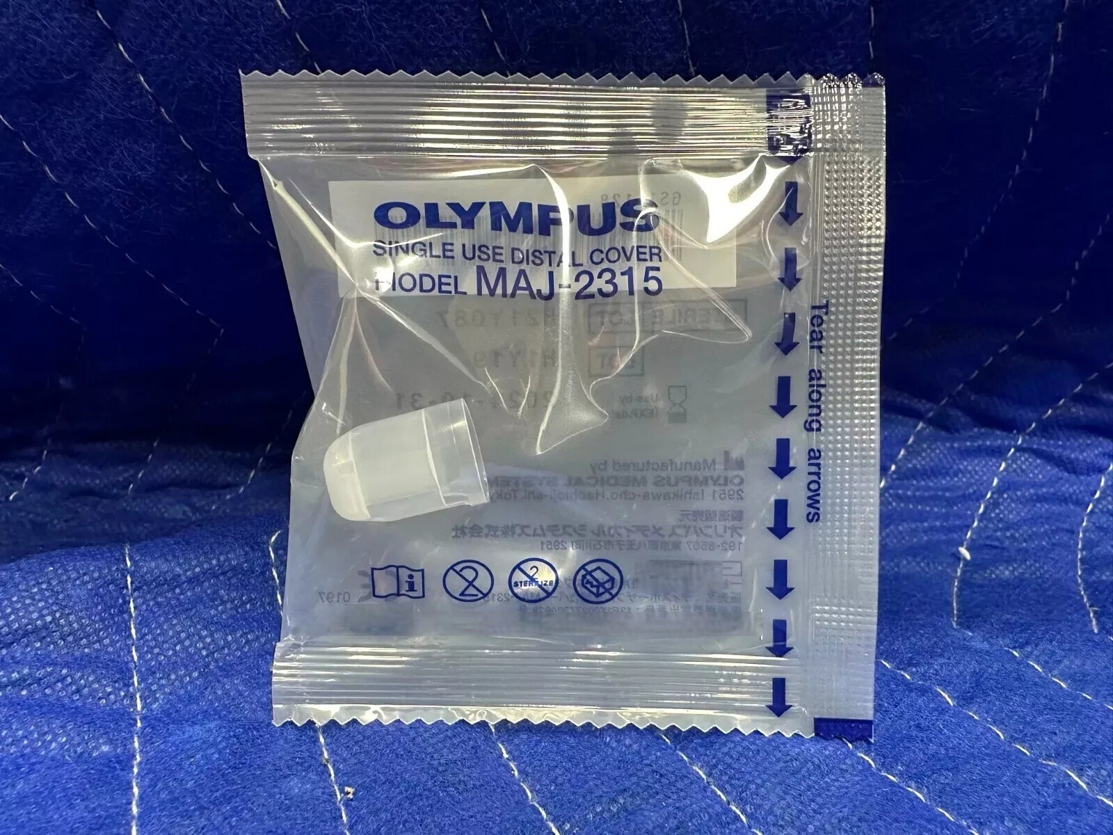 Olympus MAJ-2315 Distal End Cover f/ use w/ MAJ-2319 Flushing Adapter, OEM & NEW
