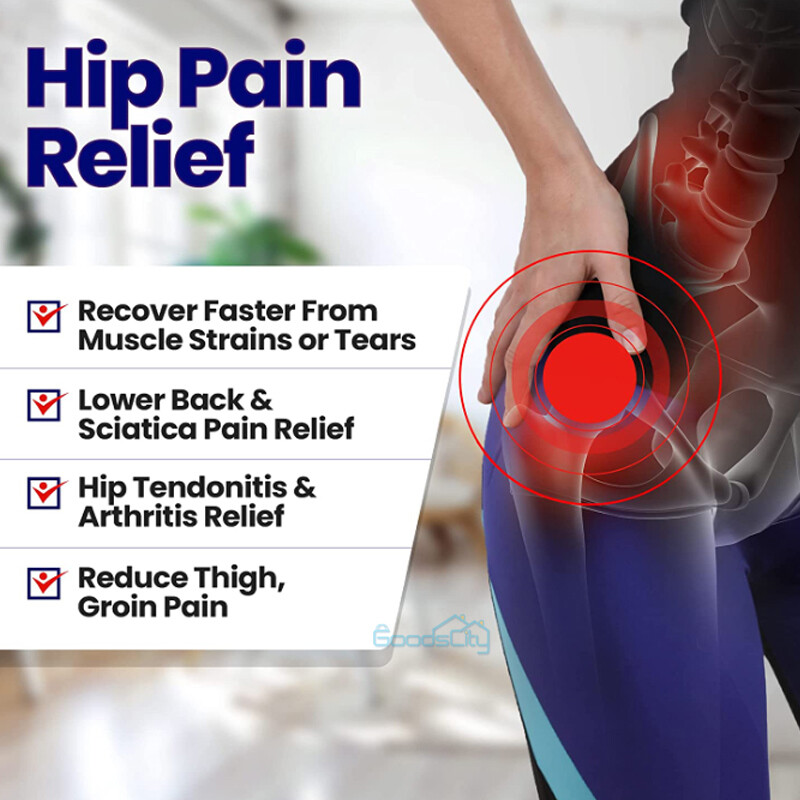 Hip Brace Compression Groin Support Wrap for Sciatica Pain Relief Thigh Recovery