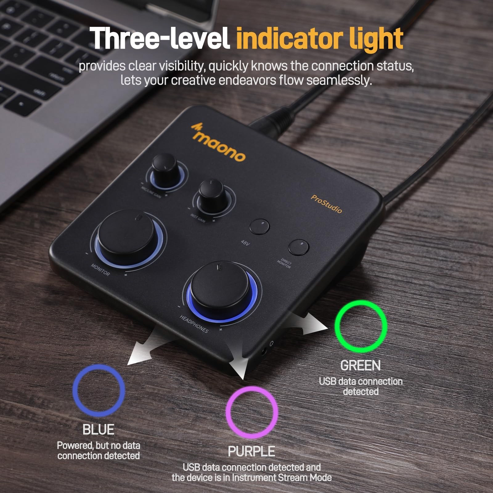 USB Audio Interface for PC: Interface with XLR Input 24-bit/192kHz Routing So...