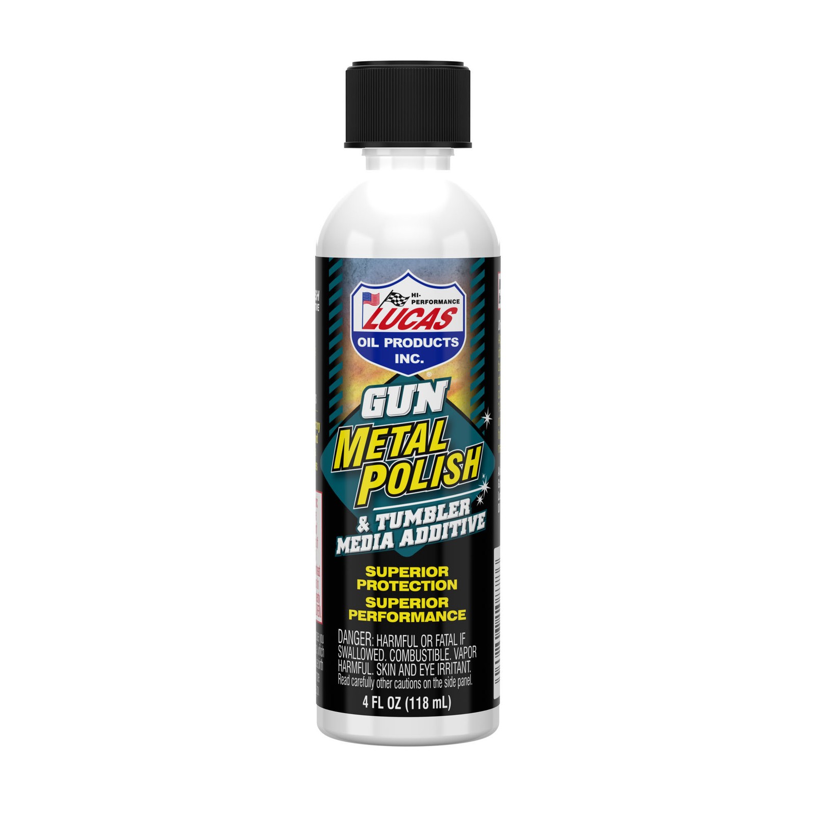 Lucas Metal Polish - Gun Metal Polish - 4.00 oz Bottle - Each