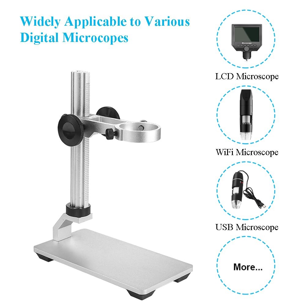 Aluminum Alloy Microscope Stand Holder for Digital Microscope, Stable and Dur...
