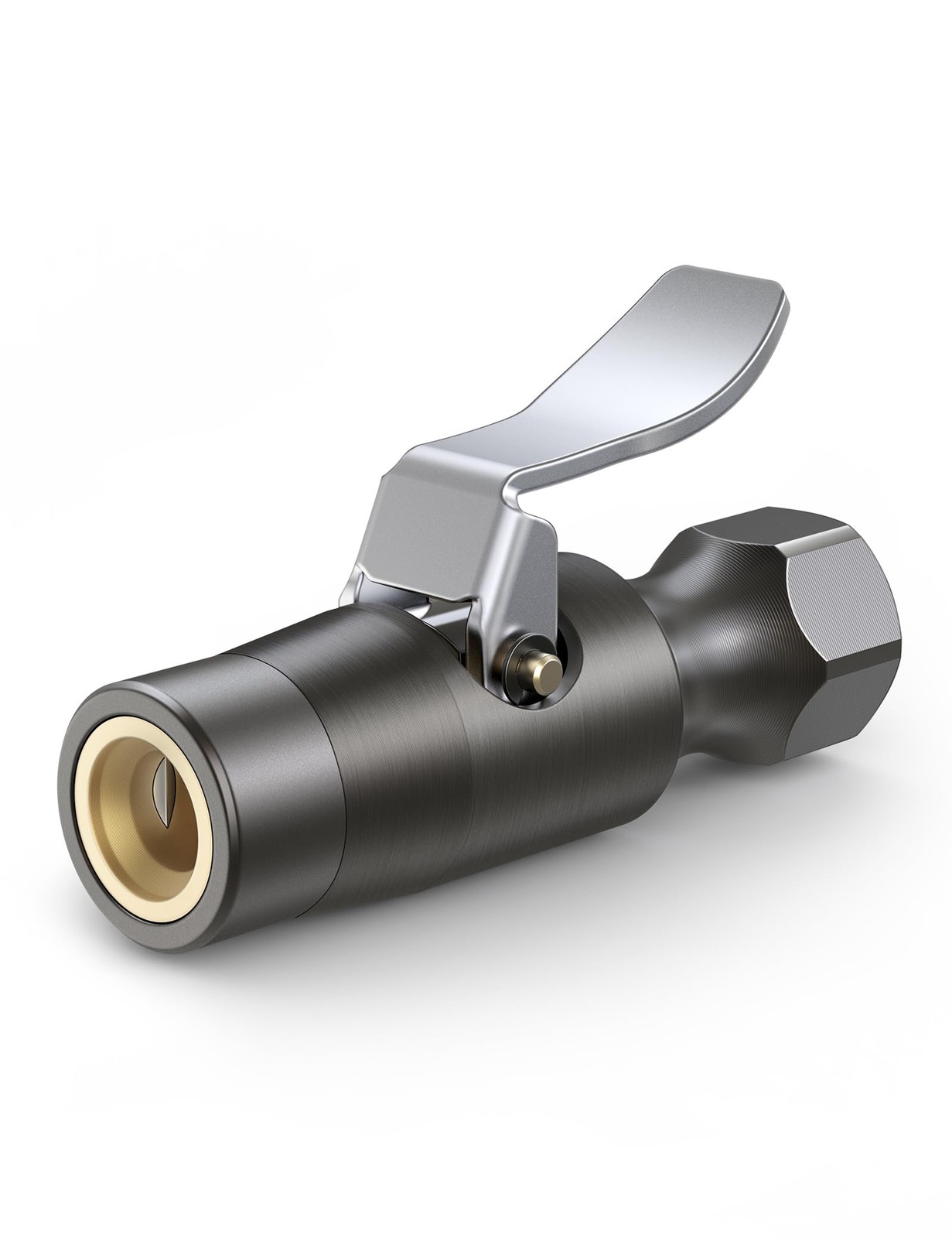 AstroAI Air Chuck, No Leakage Double Jaws Lock on Tire Open Flow