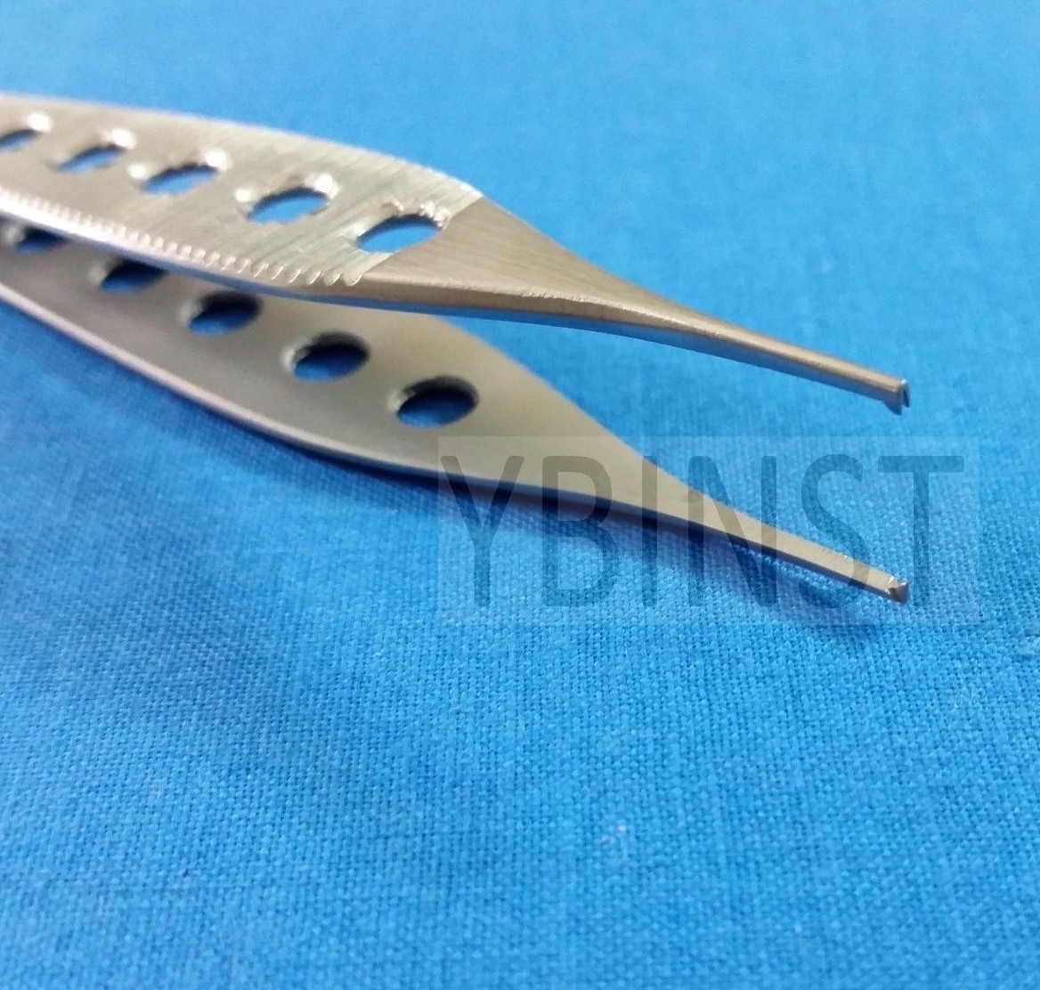 3 PCS ADSON MICRO TISSUE PLASTIC SURGERY FORCEPS 1X2 TEETH W/ FENESTRATED HANDLE