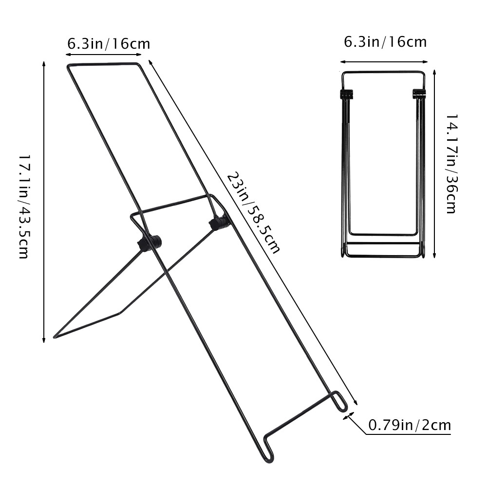 Pair Solar Panel Fixed Bracket Mount Portable Foldable Carbon Steel Bracket