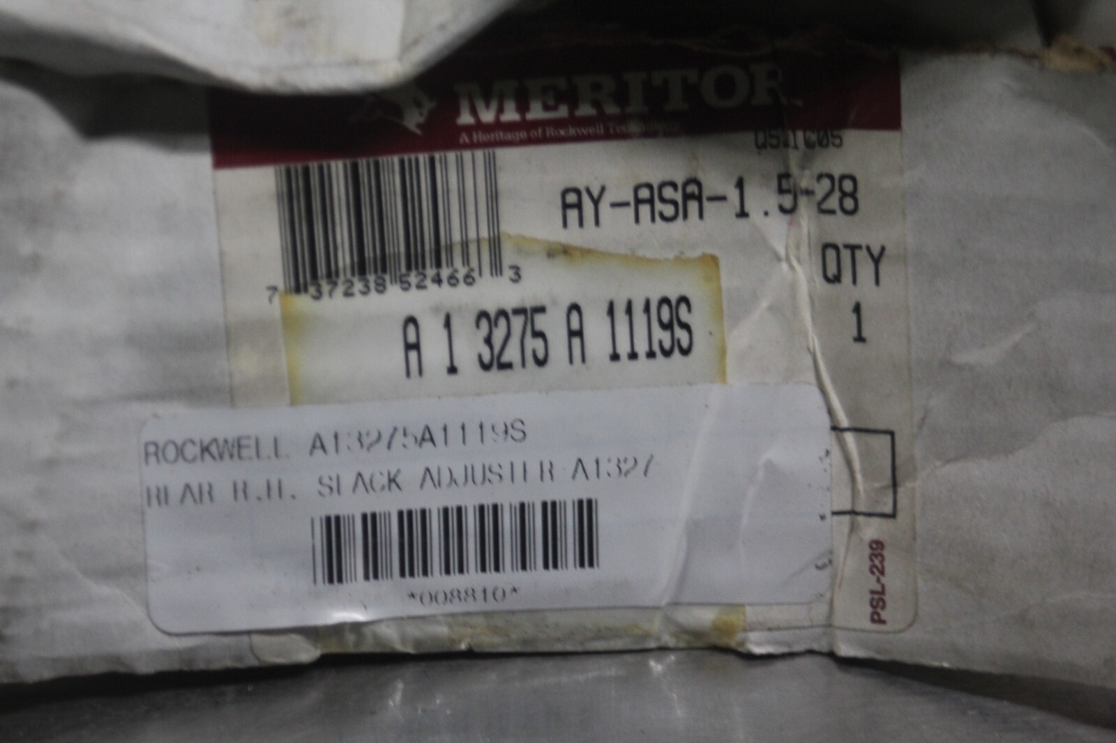 Meritor Slack Adjuster A13275A1119S