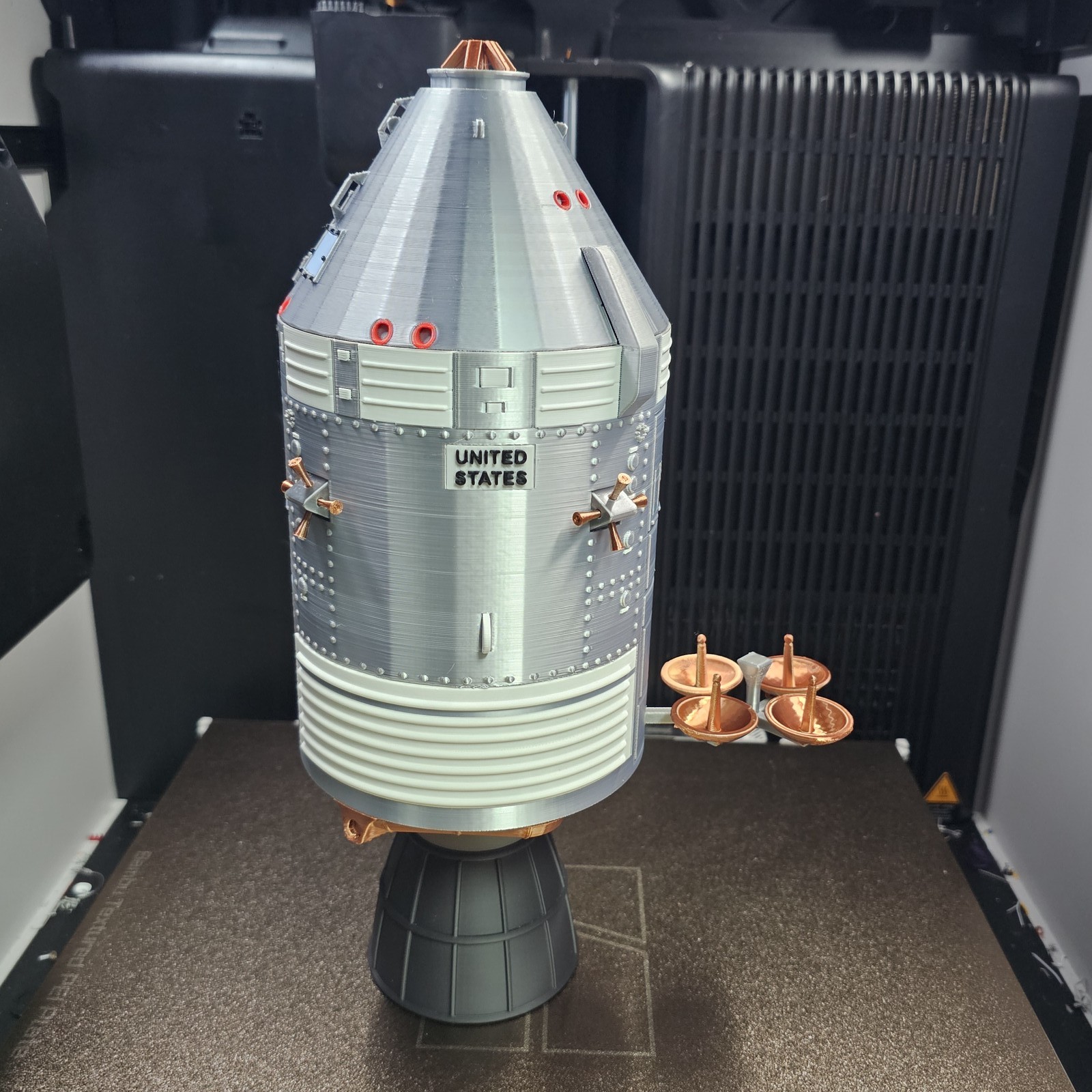 1/32 US NASA Apollo Command & Service Module CSM 3D Completed Painted