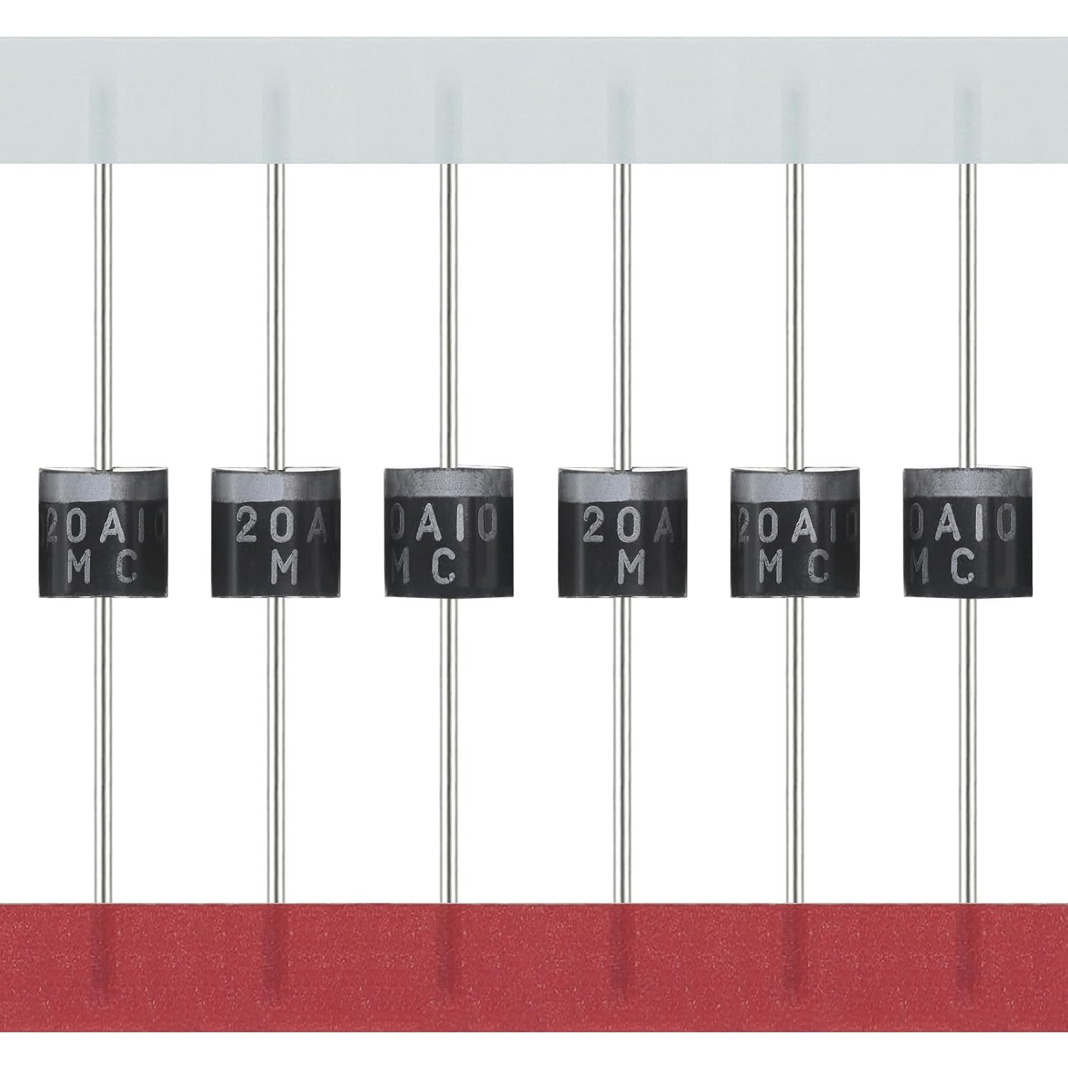 30Pcs 20A10 Rectifier Diode 20A 1000V Schottky Axial Switching Diodes Pack