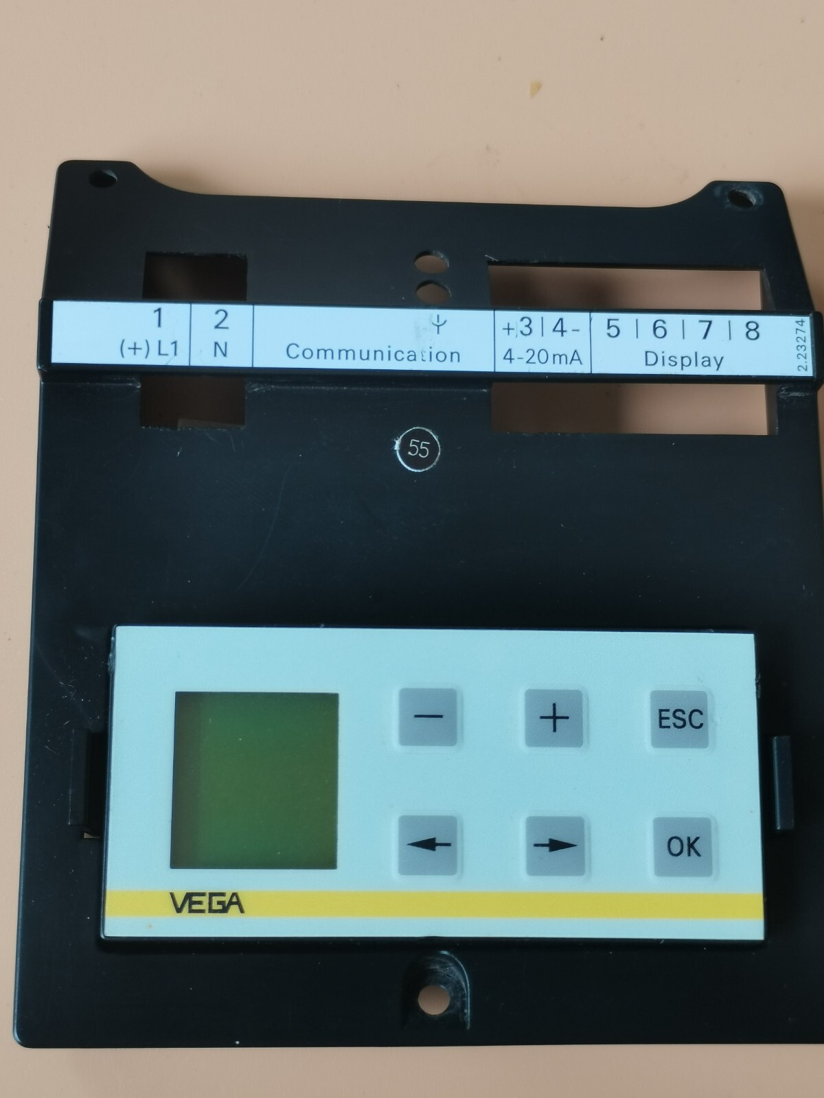 VEGA MINICOM VEGA PULS56K,XBBAFC2GKX control  panel