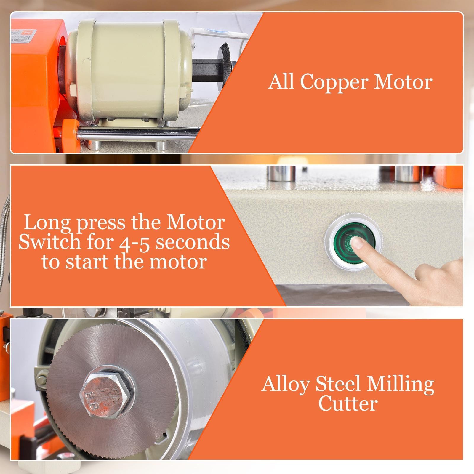 Key Cutting Duplicating Machine Cutter Key Copier Locksmith Tools