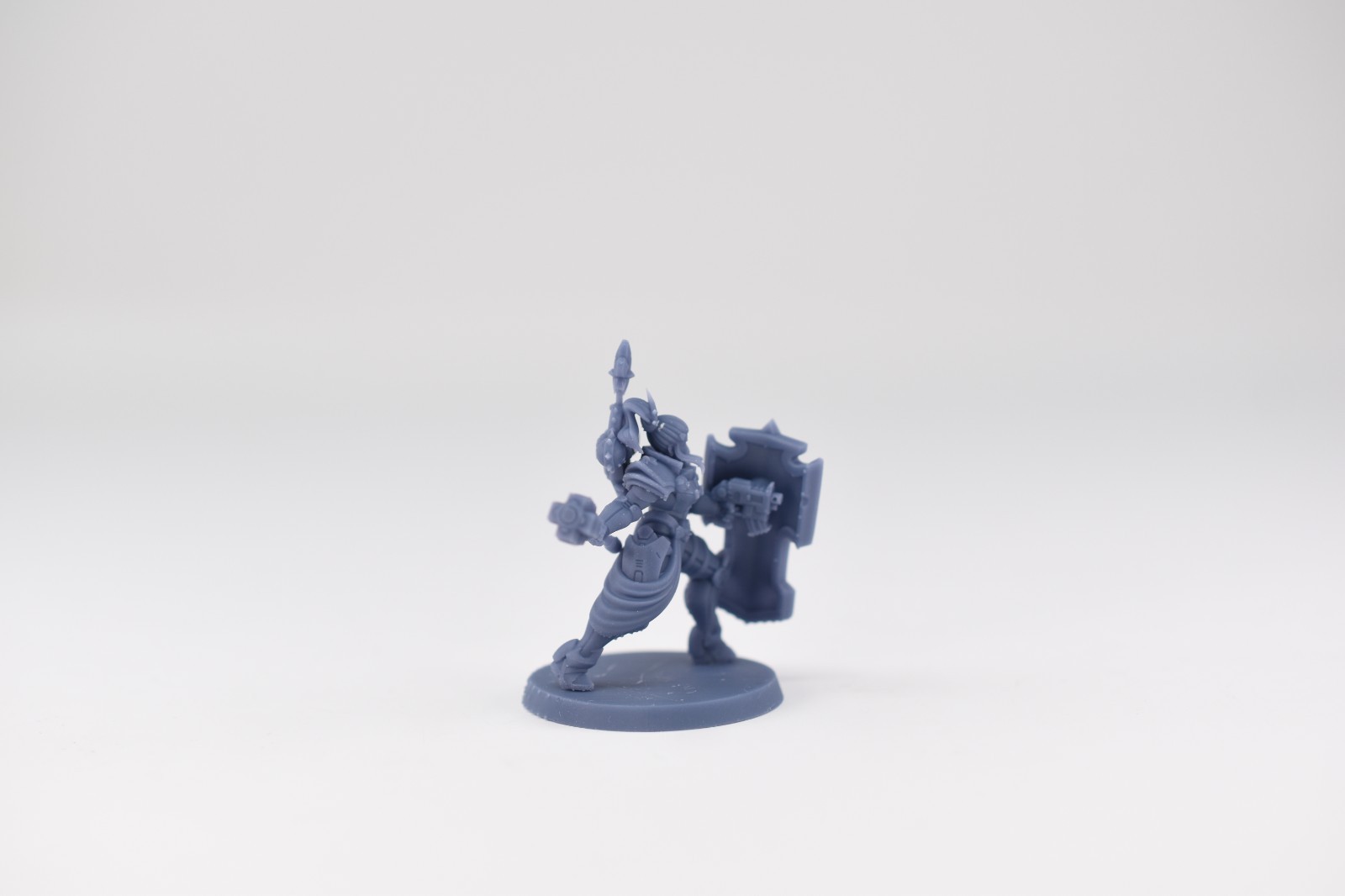 Space Nuns Sister Brigitte miniature by Minigames Miniatures. 28-32mm print