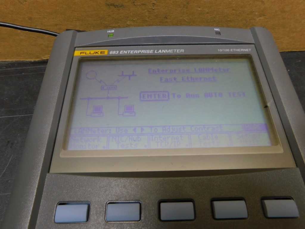 FLUKE 683 Enterprise LANMeter w/ AC Adapter
