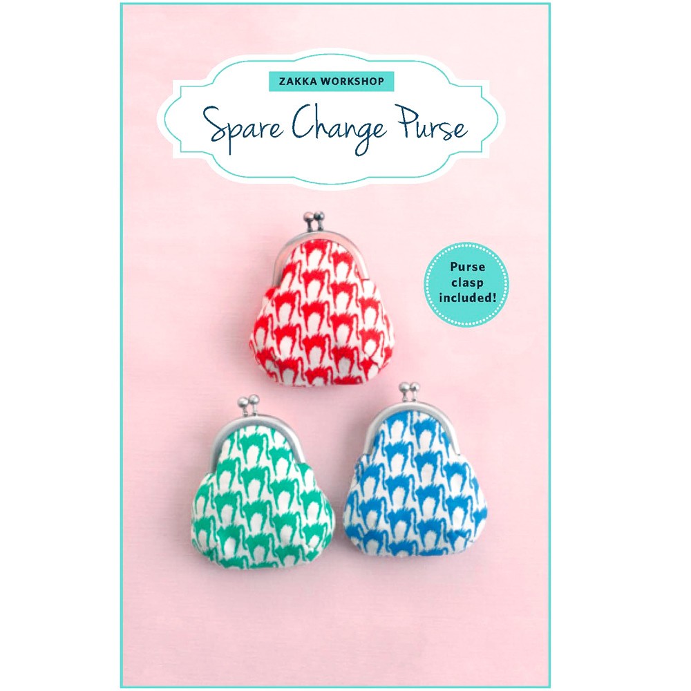 ZAKKA WORKSHOP "SPARE CHANGE PURSE" KIT includes Hardware