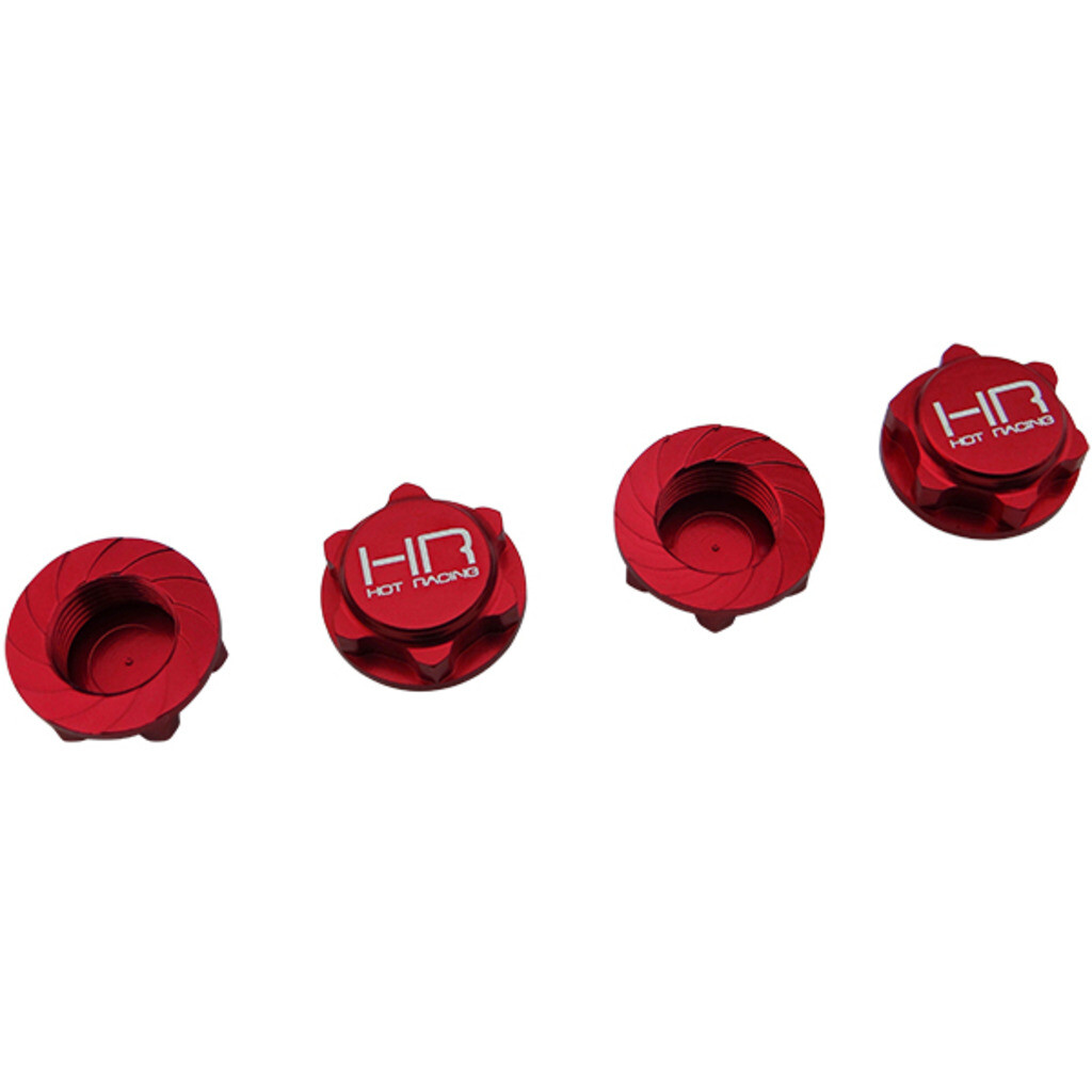 Hot Racing NRO10N02 17mm Serrated Close End Dirt Shield Wheel Nuts Arrma Nero