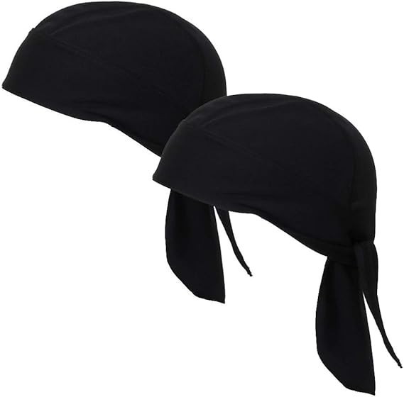 Pañuelo para la cabeza con sombrero pirata para hombres y mujeres