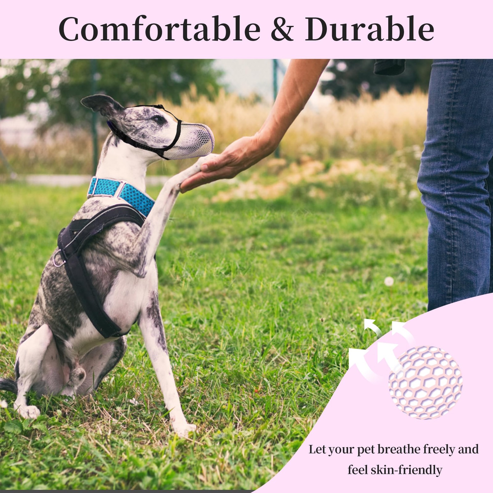 Dog Muzzle, Breathable Soft for Extra Small Dogs to Anti & Prevent Barking Bi...