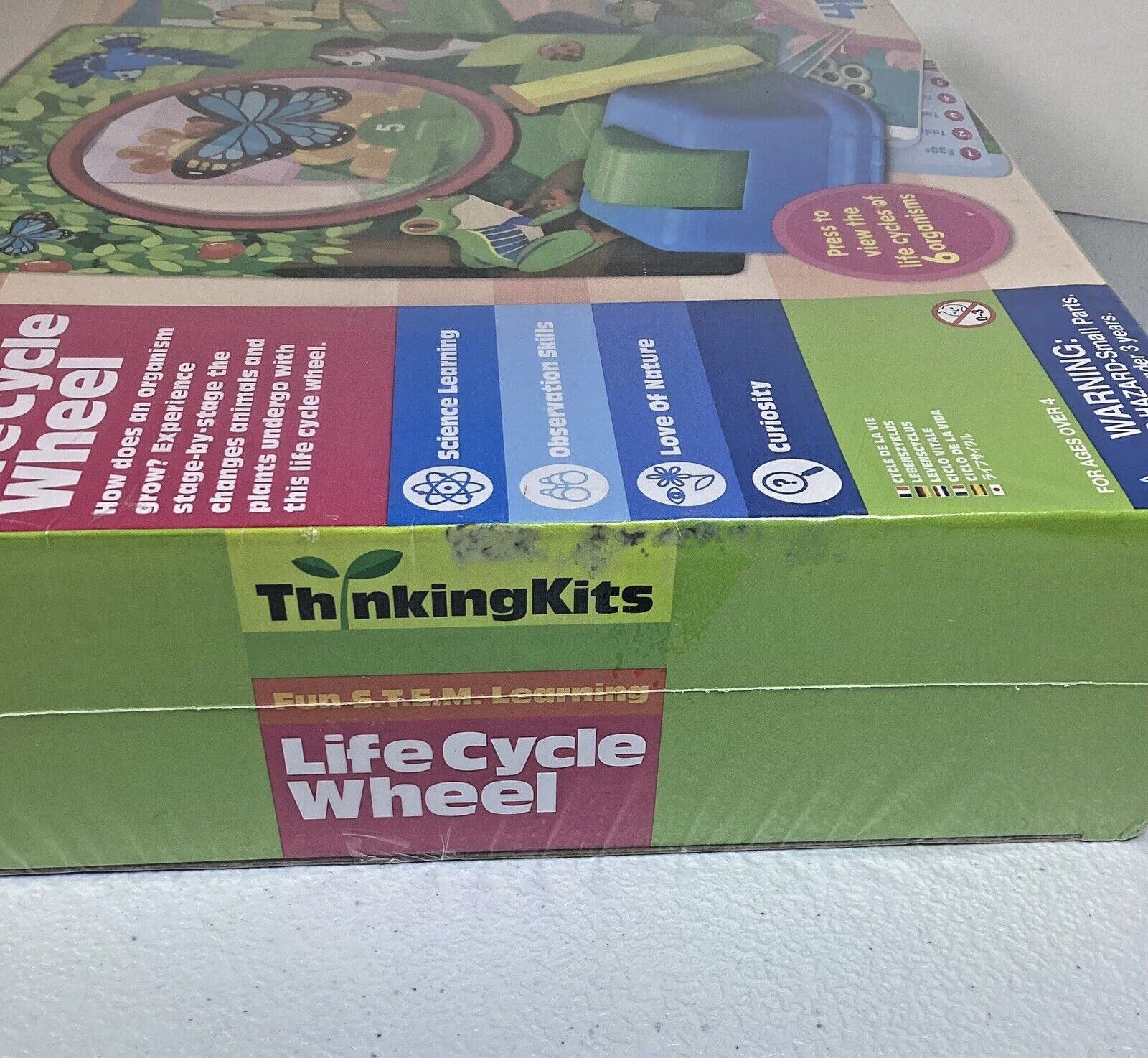 Thinking Kids Life Cycle Wheel STEM Learning Science Observation Educational