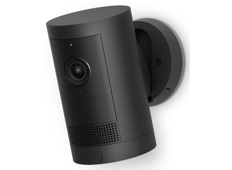 Ring Outdoor Cam Plus Battery 2K HD Smart Security Camera - Black
