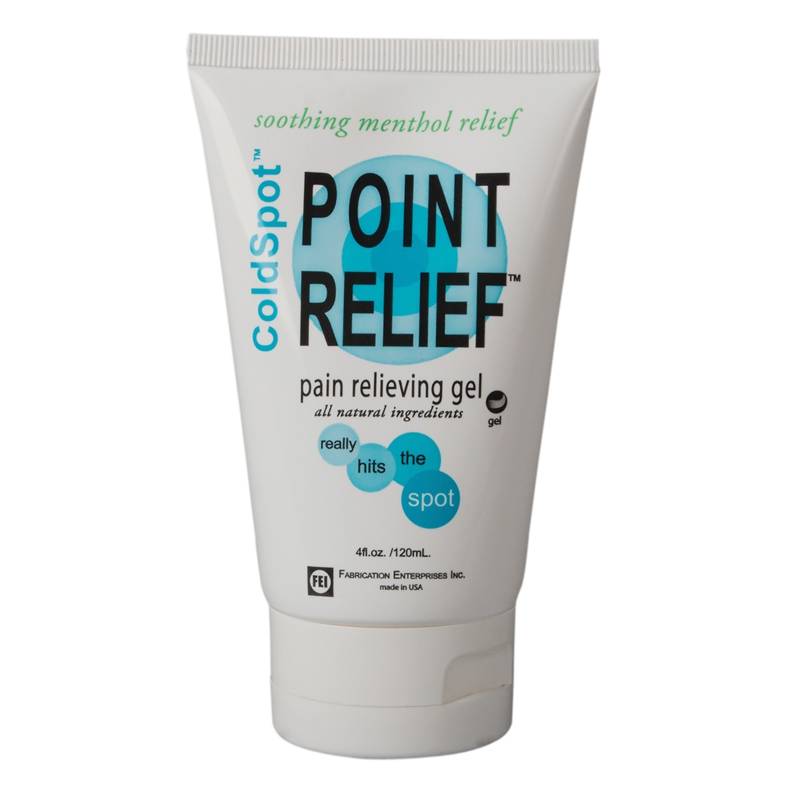 Point Relief ColdSpot Pain Relief Topical Gel 0.06% - 12% Strength, 4 oz. Tube