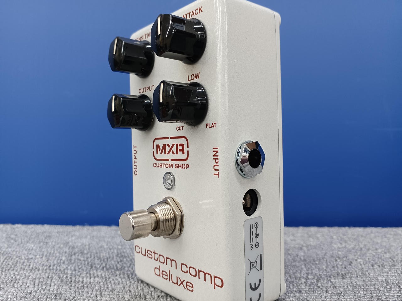MXR Custom Comp Deluxe Guitar Compressor Pedal Used with Marks