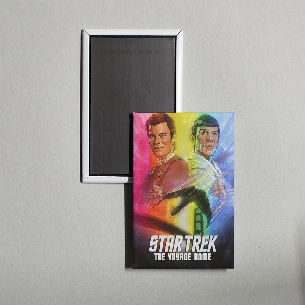 Star Trek IV The Voyage Home Mini Movie Poster Fridge Locker Magnet