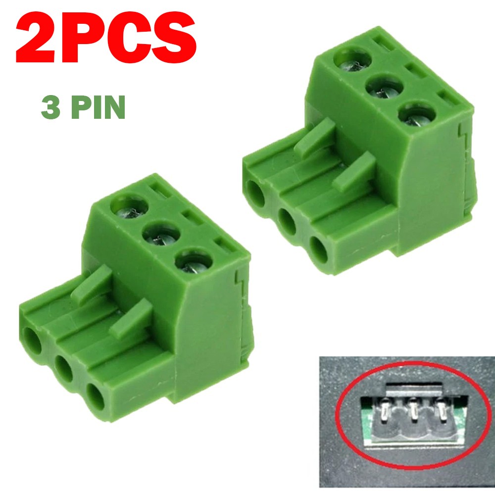 2PCS 3-Pin Power Plug For Rockford Fosgate 3sixty Epx2 Oeq2 Rfq Symmetry Punch30