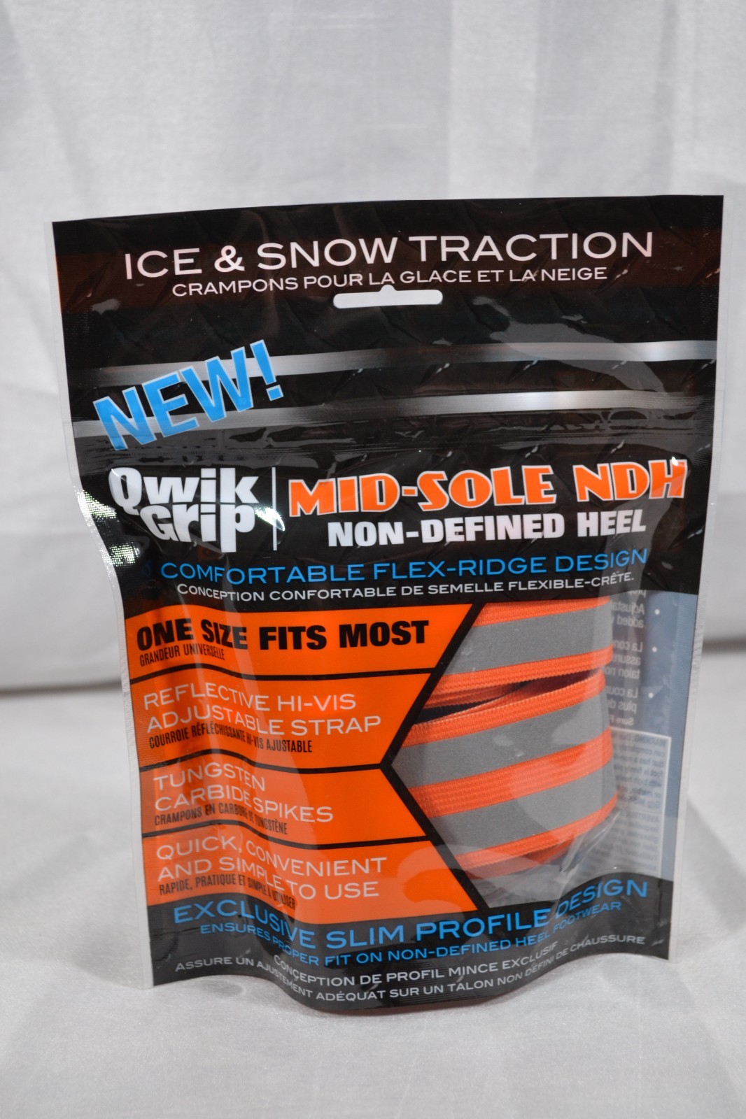 Due North Traction Aid Non Defined Heel Hi-Viz Orange Shoes Boots Ice Snow