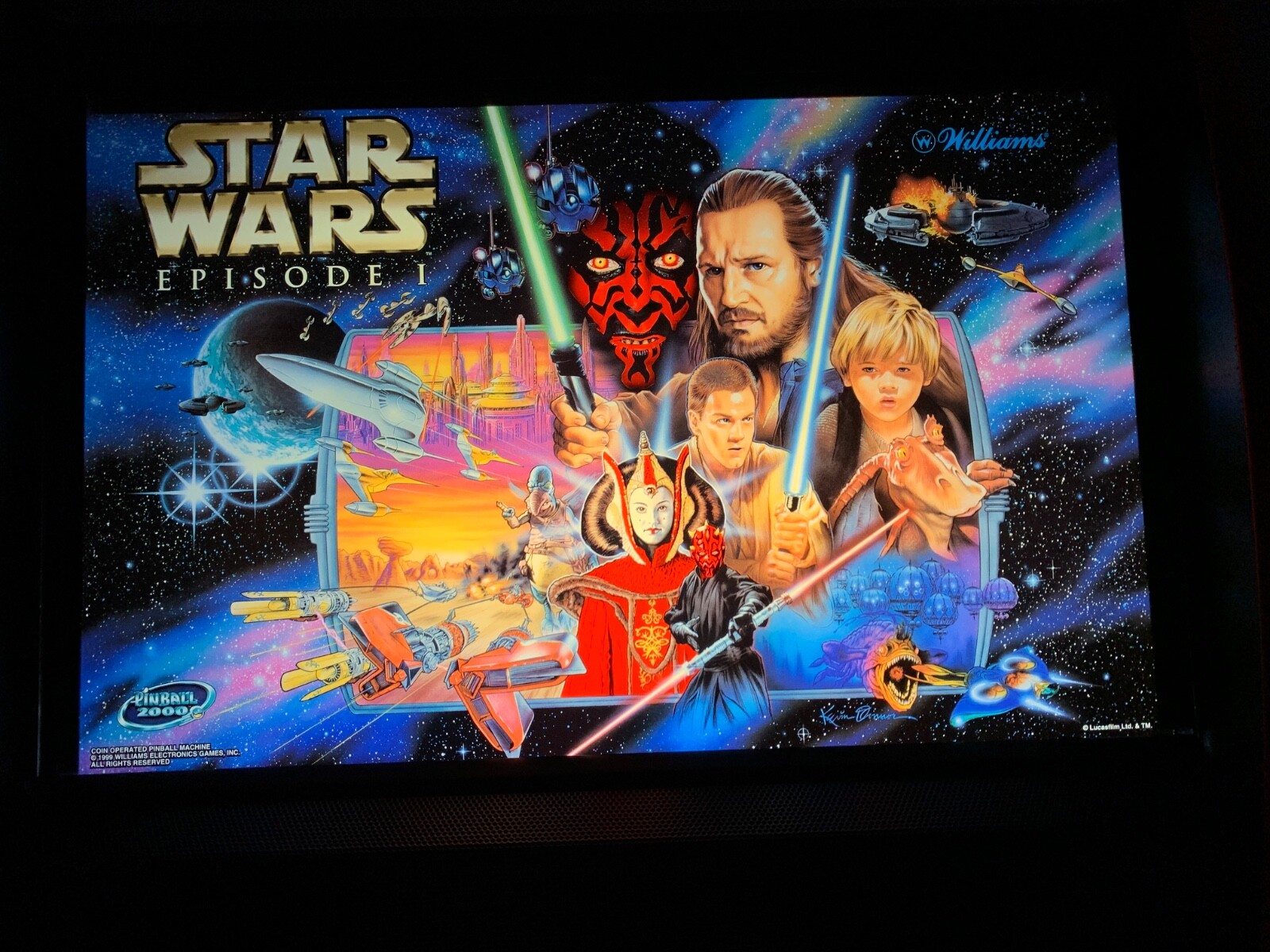 Star Wars Episode 1 pinball machines, Williams Pin2000