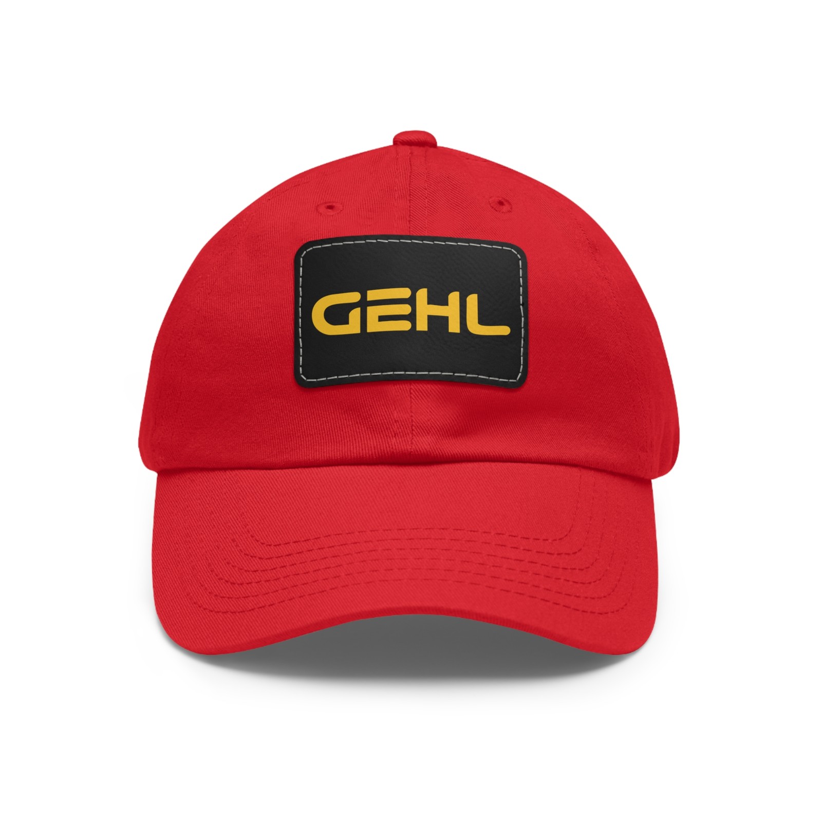 USA Gehl Construction Equipment Logo Dad Hat w/ Leather Patch