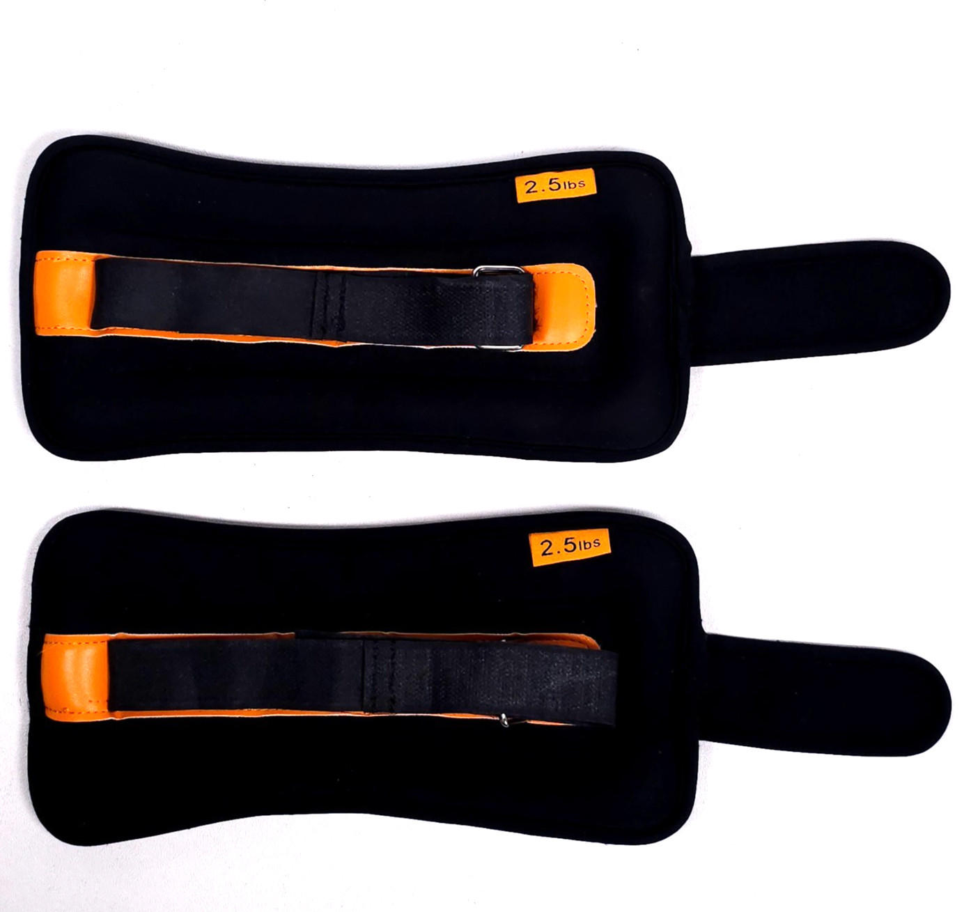 5 lb Pair Athletic Works Ankle Wrist Weights 2.5 Lbs. Each Adjustable Strap