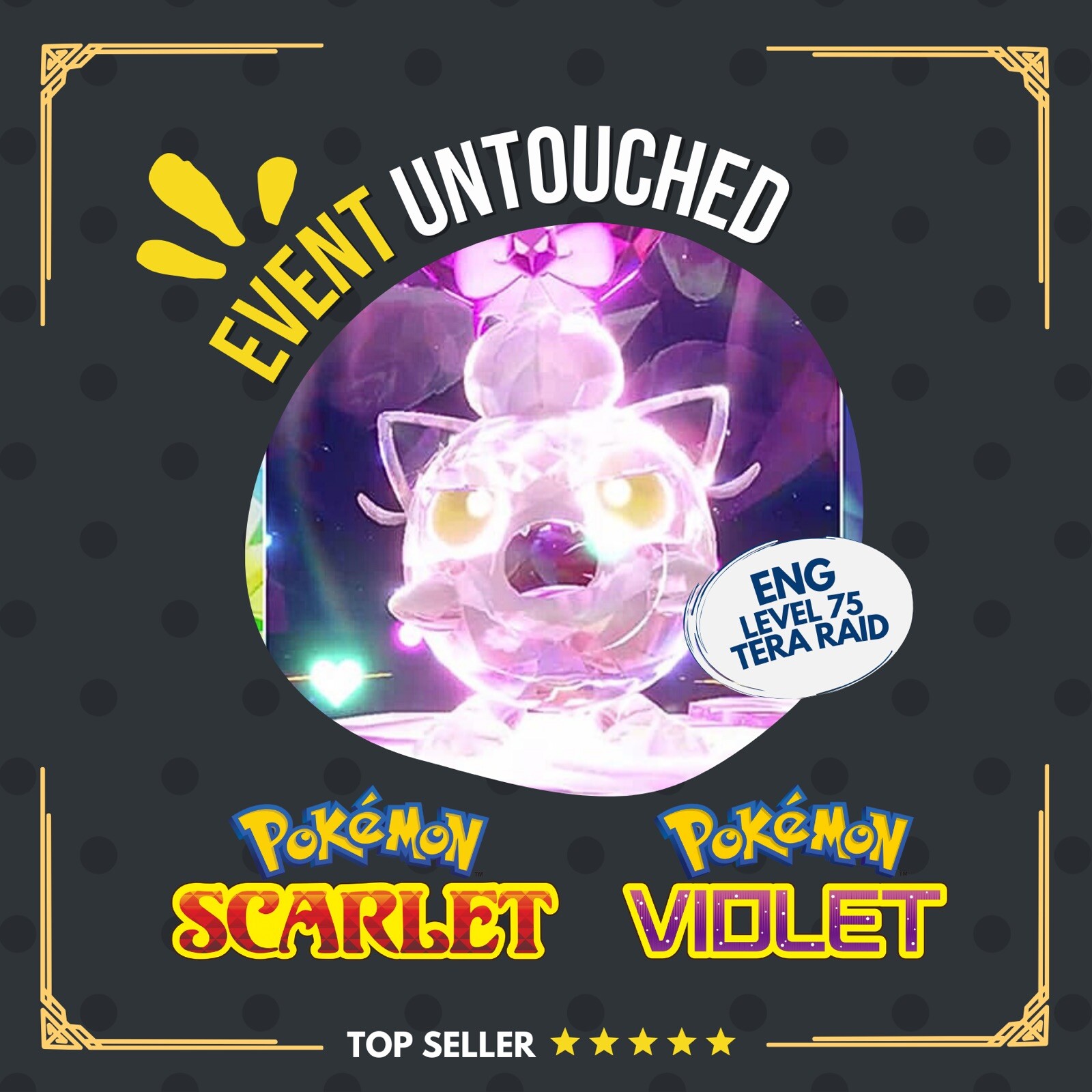 Scream Tail Tera Raid Event January 2025 Untouched IV Pokémon Scarlet Violet