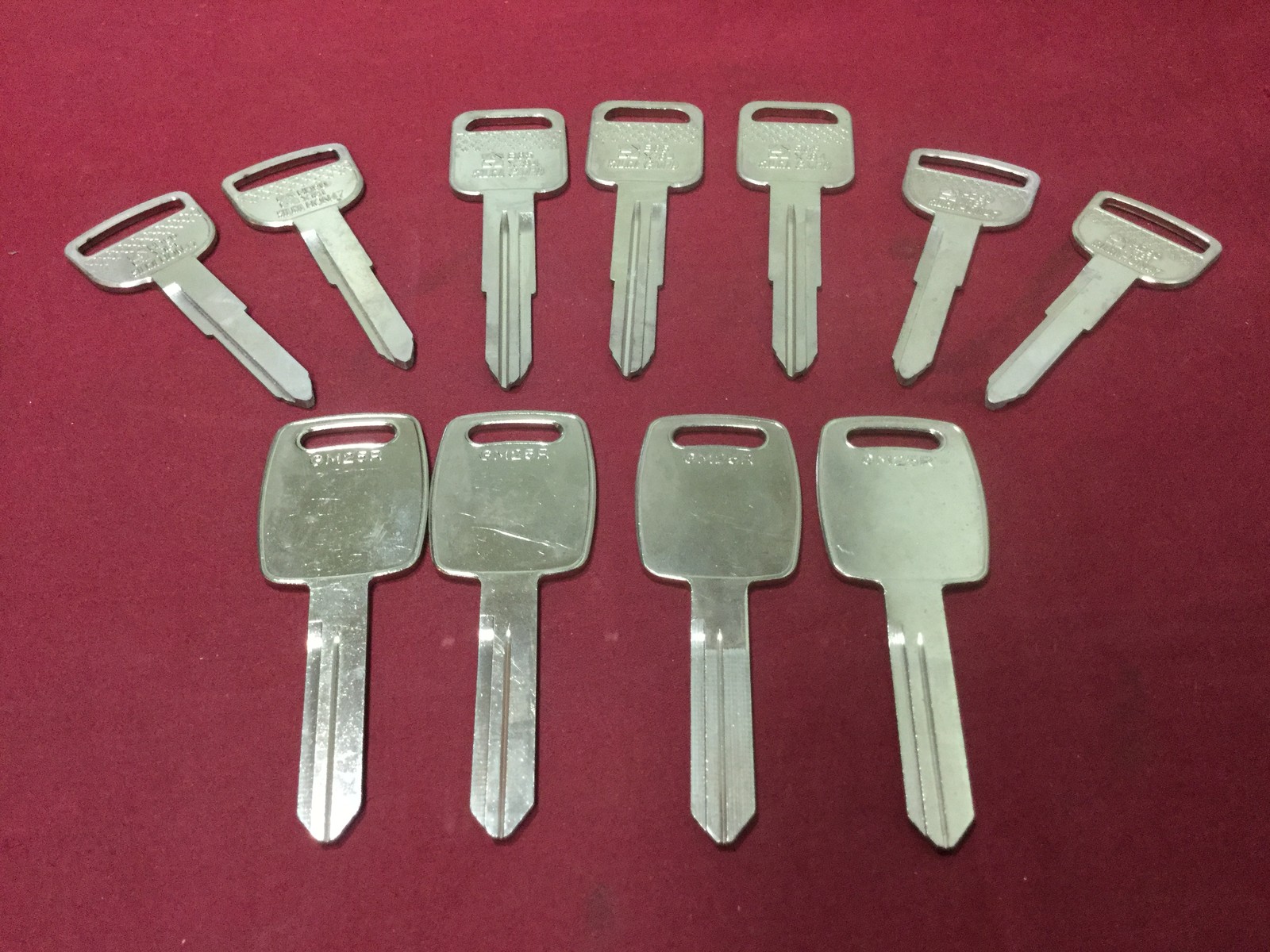 GM & Honda X181, X184, GM25R Auto Key Blanks, Set of 11 - Locksmith