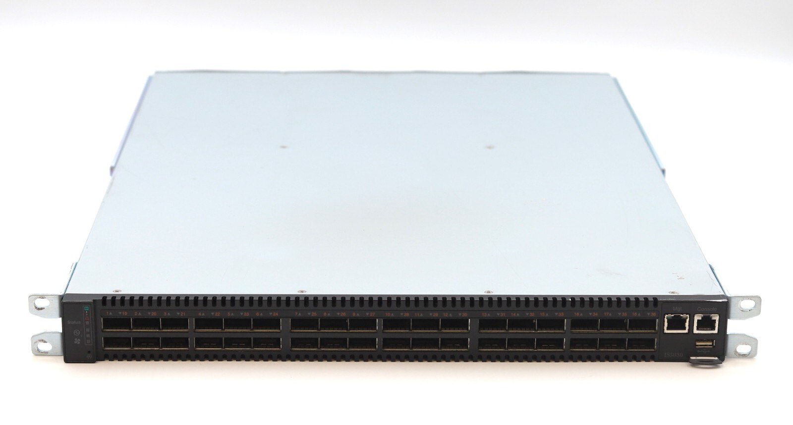 IBM IS5031 36-Port 40GbE QSFP Network Switch W/Ears FRU P/N: 98Y3374 Tested