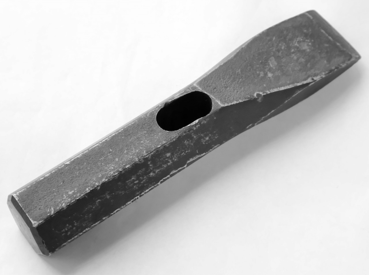 2 Lb. 2.6 Oz. Hexagon Shaped Stone Mason / Blacksmith Hammer Head / MT Tools