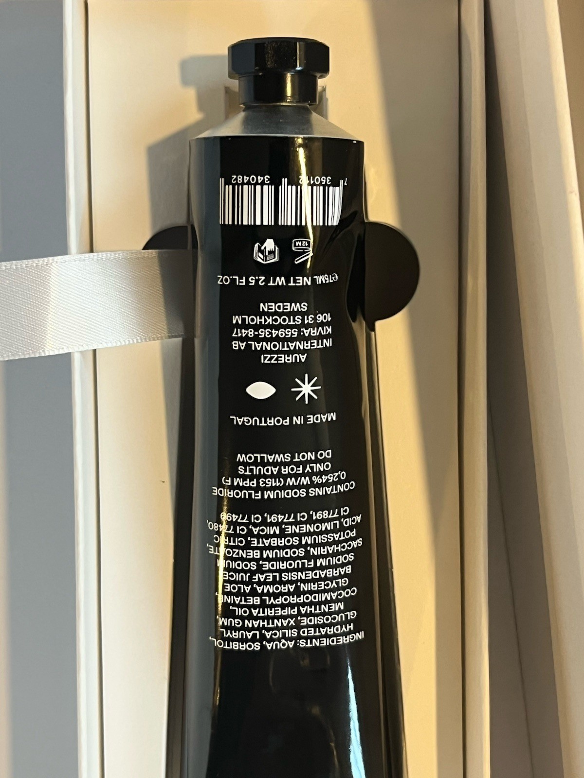 Aurezzi 24k Gold Particles Toothpaste - Menthol