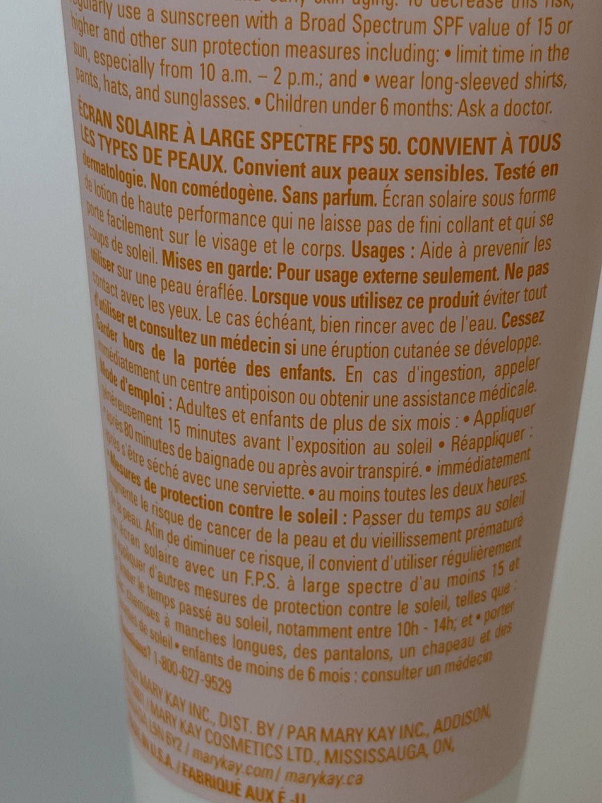 Mary Kay Sunscreen Broad Spectrum SPF 50 4.0 Oz. #237287 NIB Face Body