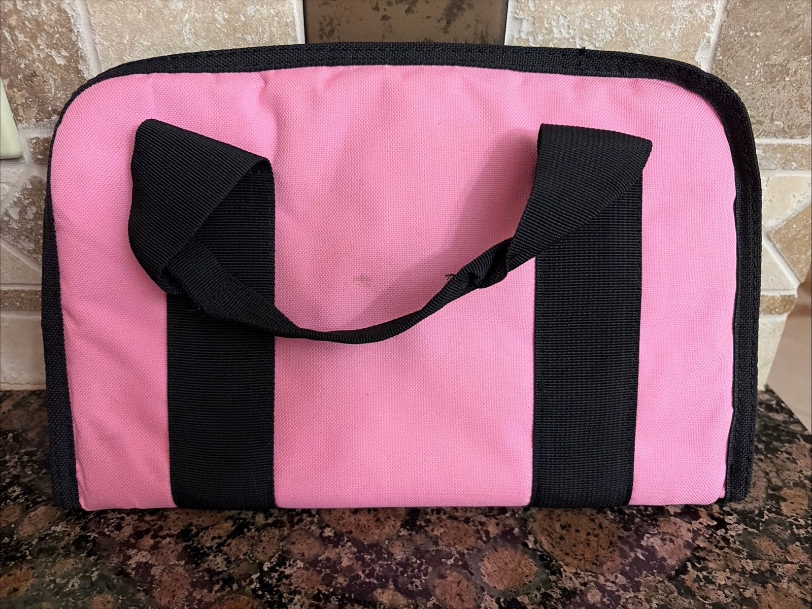 US PeaceKeeper Attache Pistol Case 12.5x6.5 Pink for Handgun and Spare Magazines