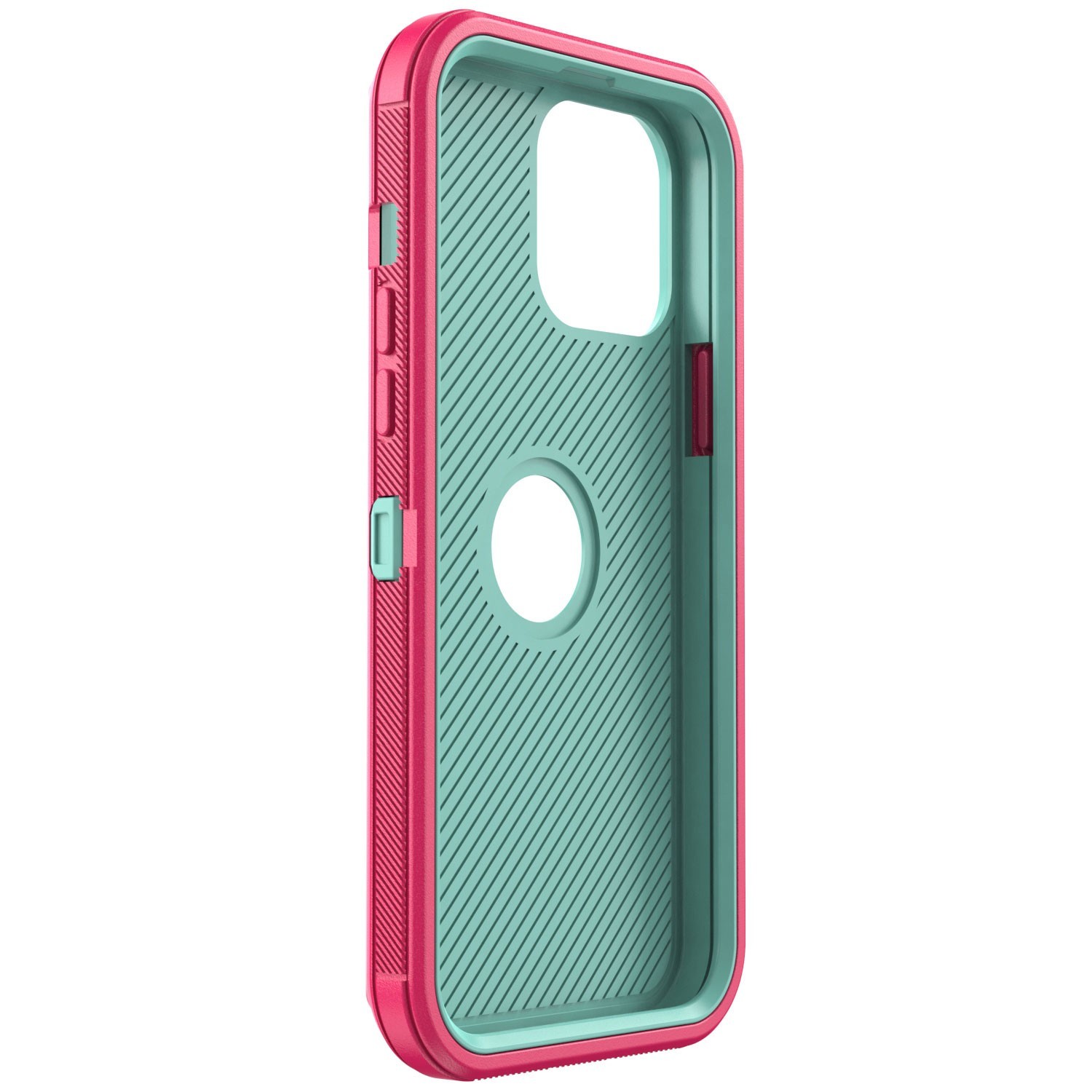 For iPhone 13 Rugged Shockproof Case Hard Soft Protective Cover / Tempered Glass