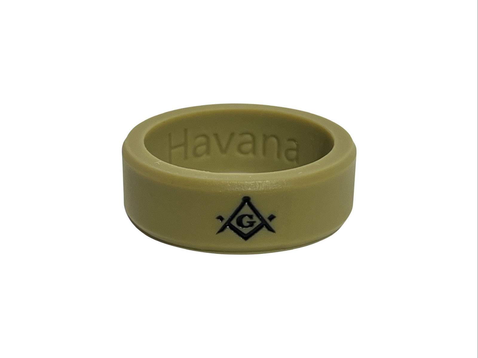 Masonic Ring Silicone Service Pack ( 4 pack backfilled in subdued black/gray)