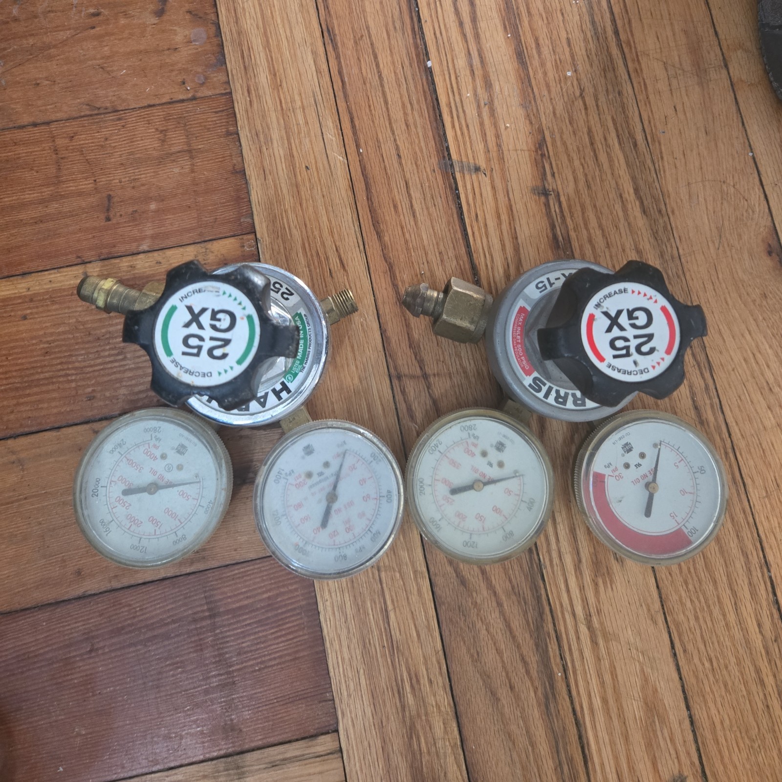 Harris Lincoln 25GX-145-540 & 25GX-15-510 Regulator Pair Pack