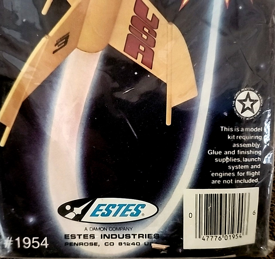 Estes Starbird #1954 NOS. OOP. Vintage! Flying Rocket Model Kit Free Shipping!