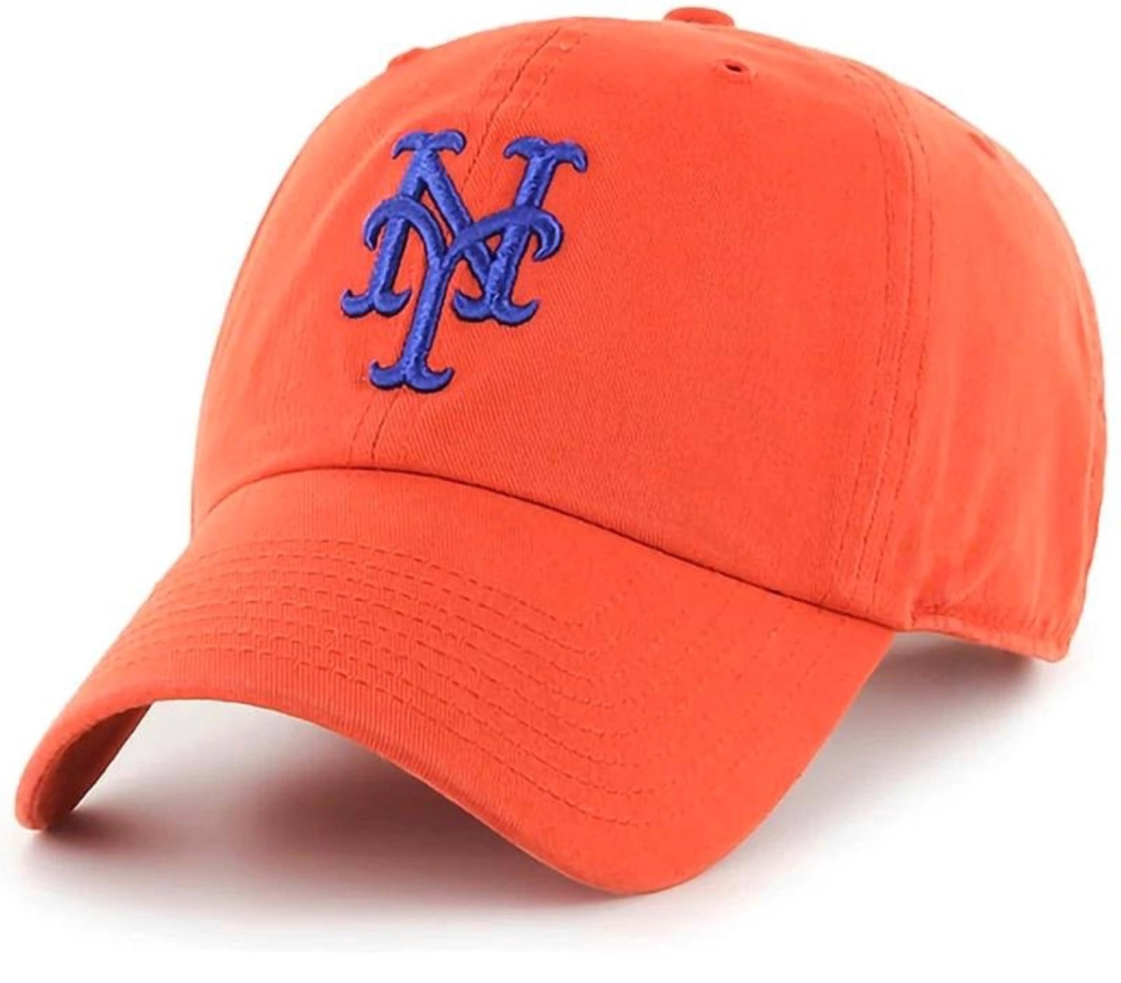 Officially Licensed NY Mets Orange/Blue MVP Hat Alternate Primary Team Logo...