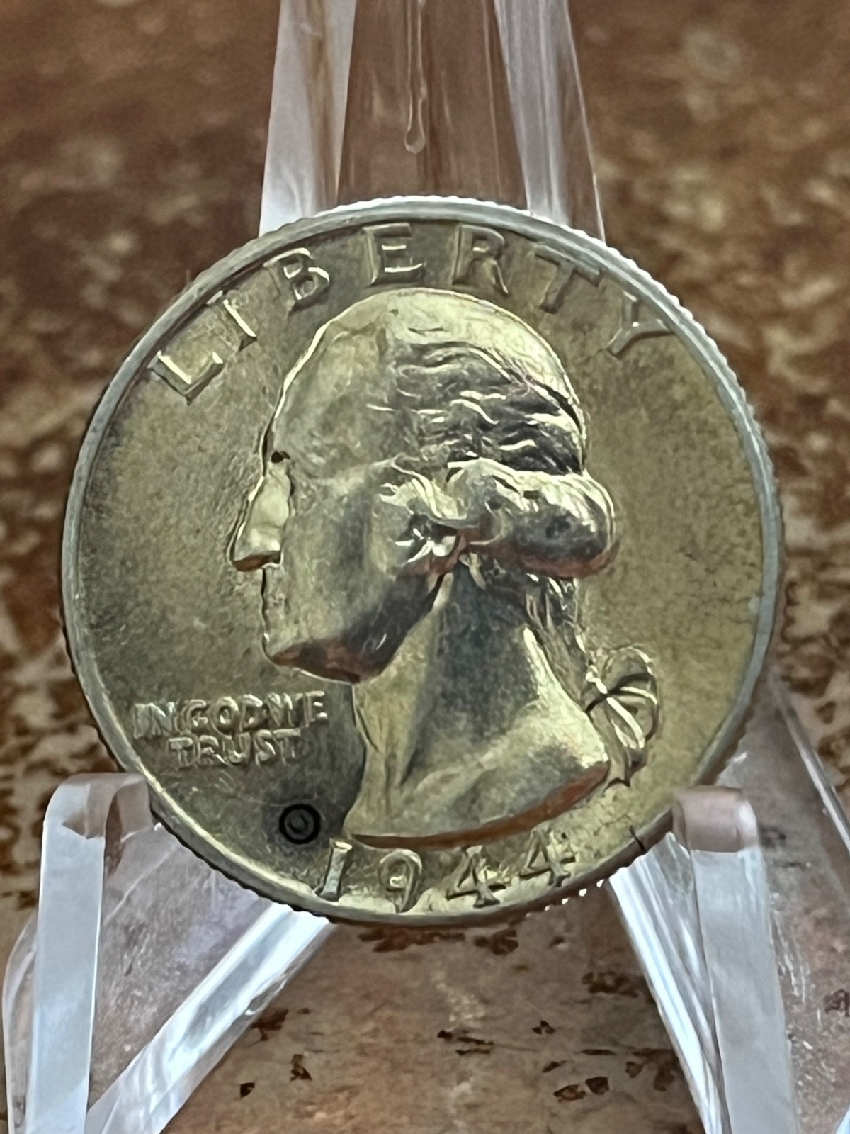 1944 WASHINGTON QUARTER  ABOUT UNCIRCULATED  # DS75