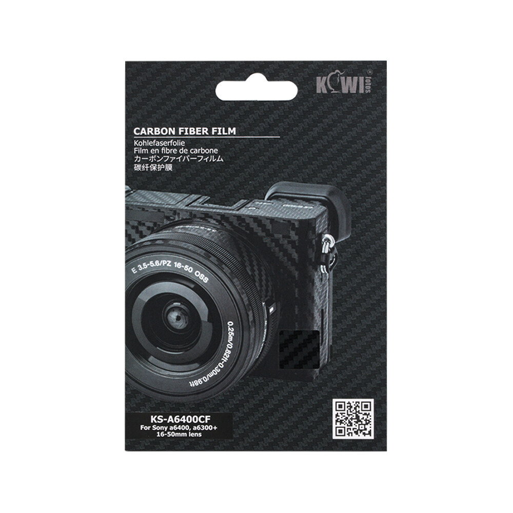 Anti-Scratch Camera Body Film Cover Protector for Sony A6400 A6300 +16-50mm Lens