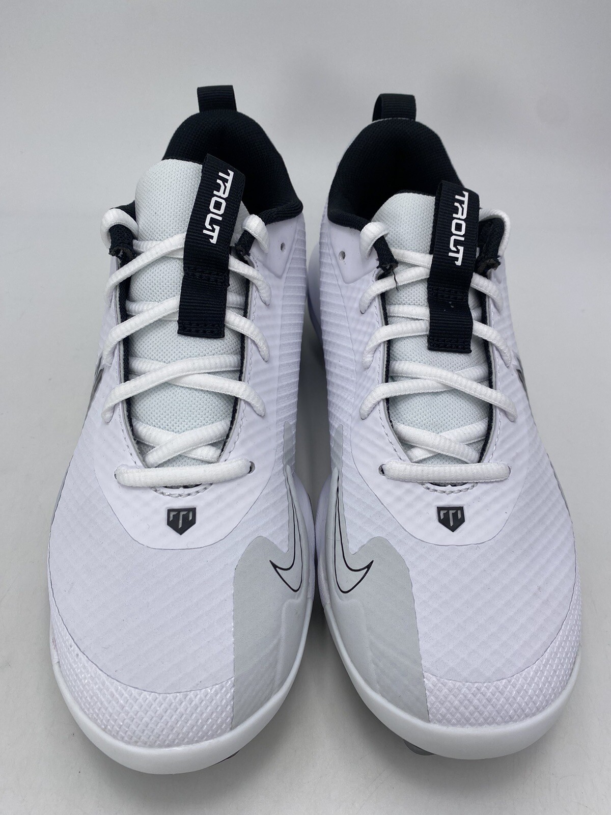 Nike Force Trout 9 Pro MCS BG White Black Shoes (FB6340 100) Men's Size 5.5Y